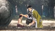 Tanjiro and Gyomei, after Tanjiro completed his Hashira training (Image via Ufotable)